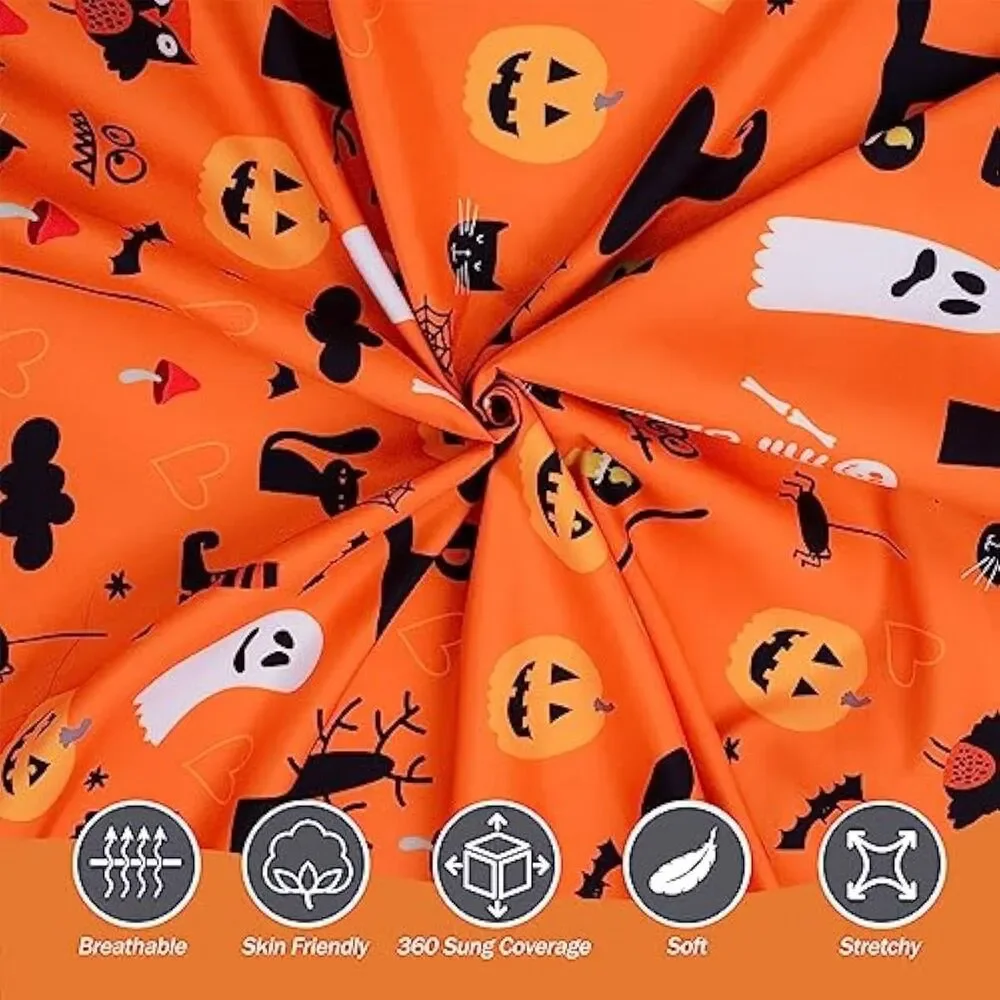 Halloween Fitted Crib Sheet for Standard Crib, Toddler Mattresses, 52x28 inches